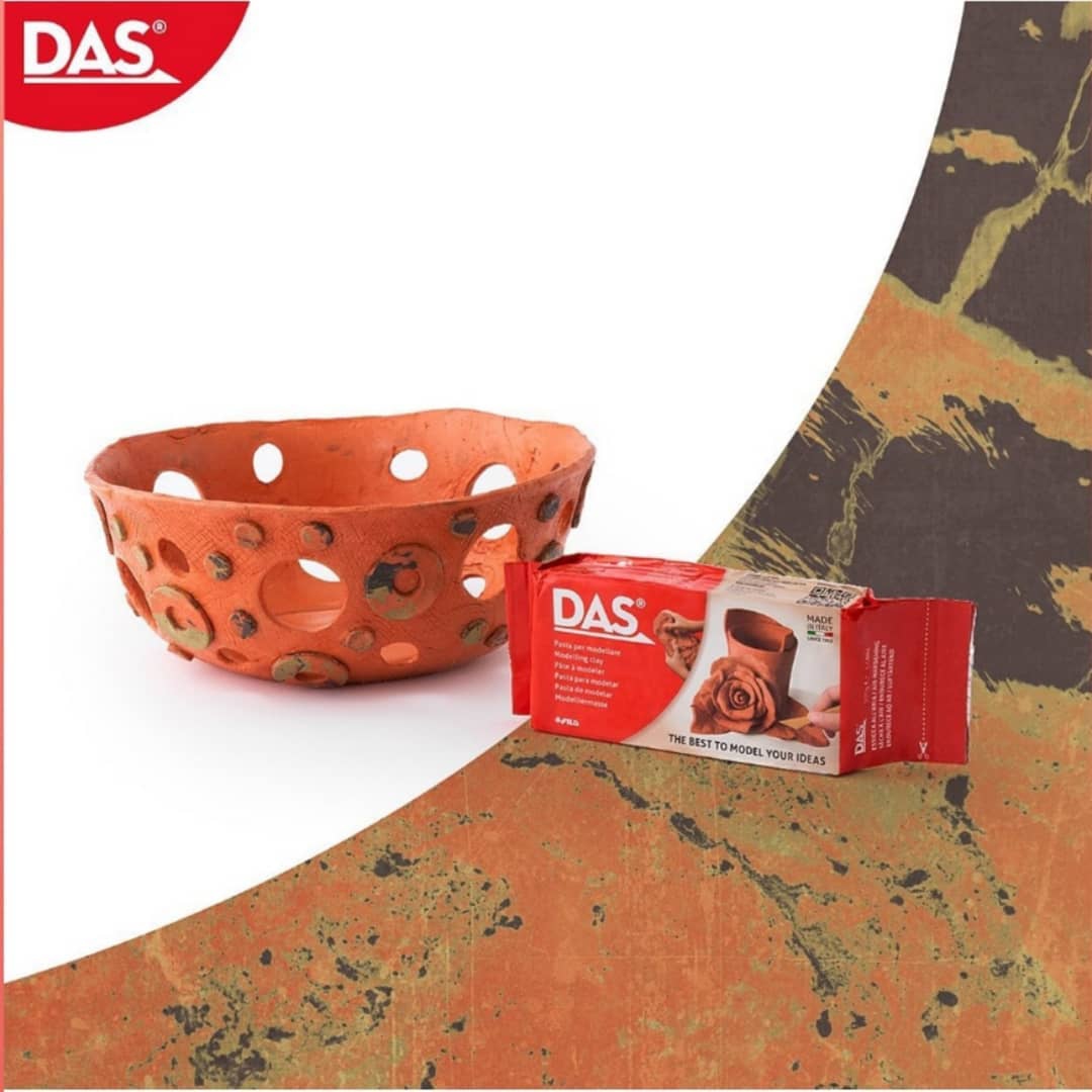 DAS Air Dry Modelling Clay Terracotta 500g - The Art Store